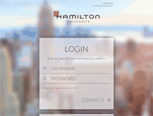 Tablet Screenshot of hamilton-uni.com